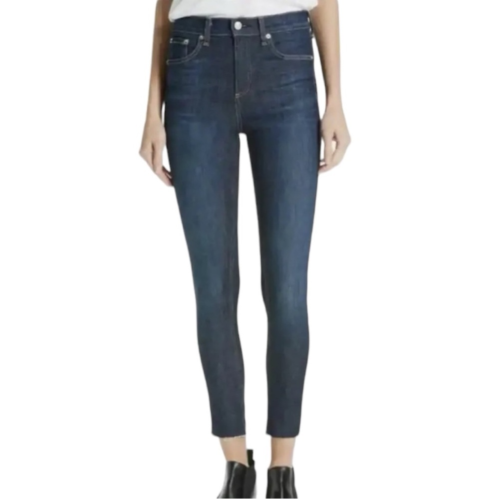 Rag & Bone 10” Ankle Skinny Jean Mad River Blue 26